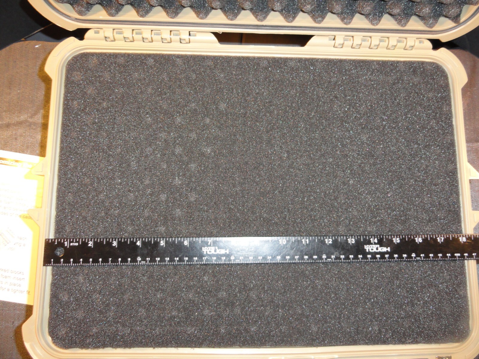 APACHE 4800 WEATHERPROOF PROTECTIVE HARD CASE CAMERA WEAPON TAN DESERT 19x13x7