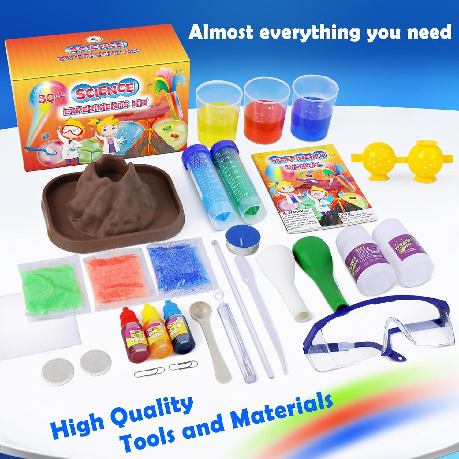 30+ Experiments Science Kits for Kids, S.T.E.M Educational Project Activities To