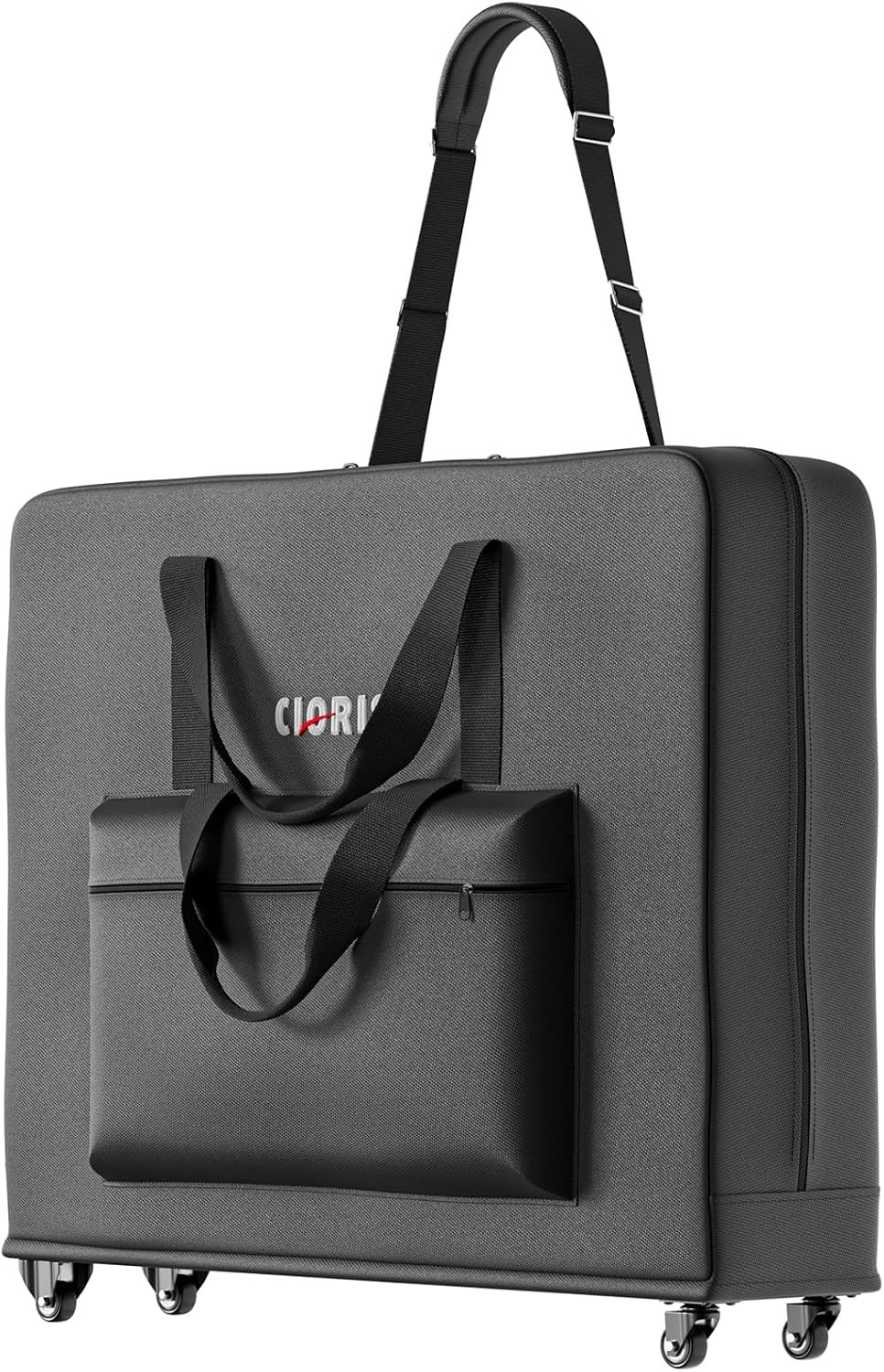 Universal Massage Table Carrying Bag with Wheels and Storage Pockets