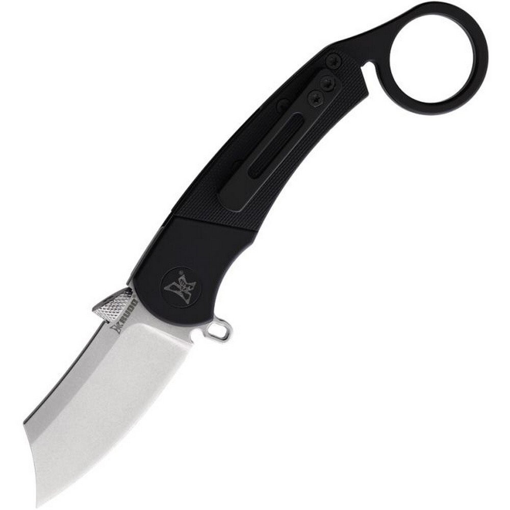 Krudo Inkorrigible Frame 9Cr18MoV Steel Black G10 Handle Pocket Knife - KOIN719