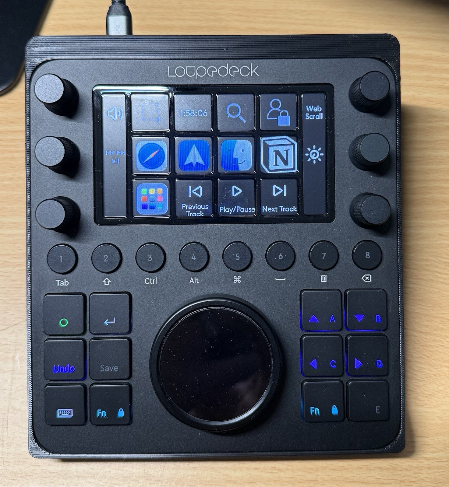 Loupedeck CT + Custom Editing Controller for Photo, Video & Audio - w/stand