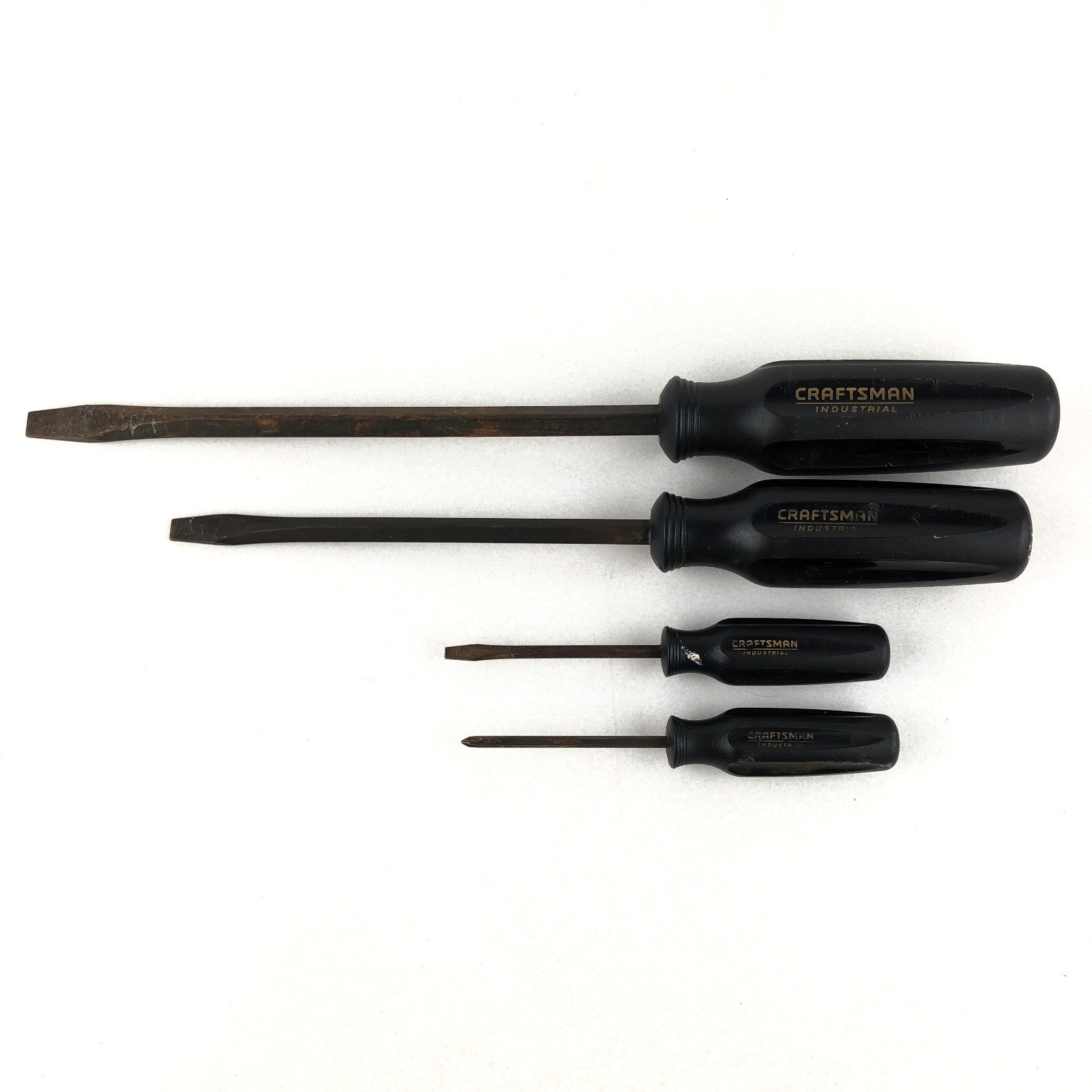 Lot Of 4 Craftsman Industrial Screwdriver USA WF Black 41895 41894 41891 41885