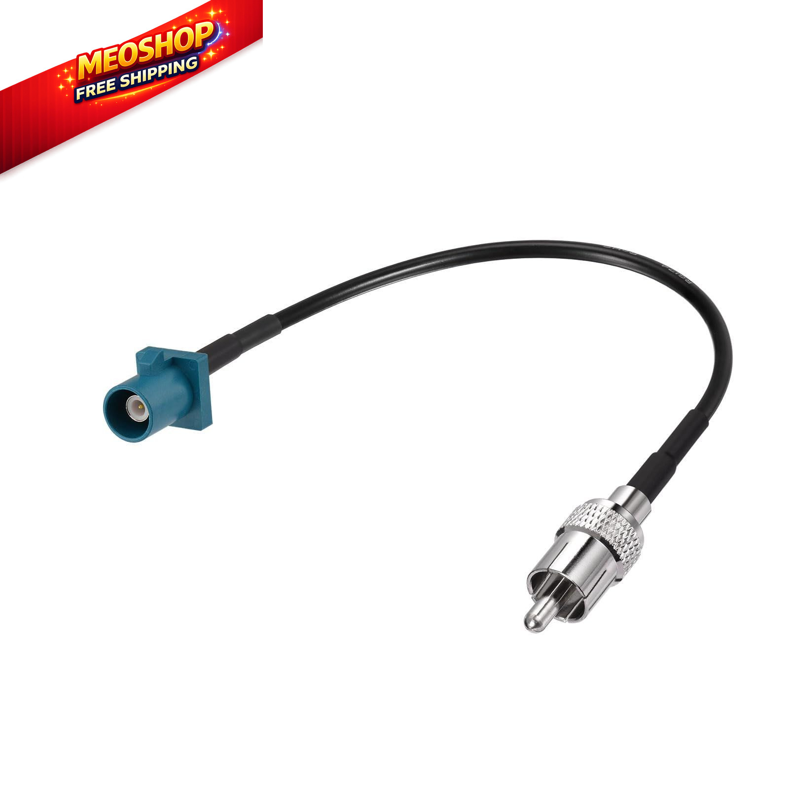 Superbat Fakra to RCA Cable, Male Blue Z male