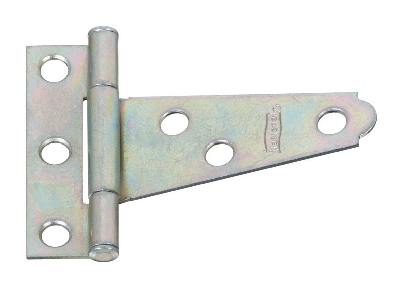 National Hardware N128-439 Zinc Plated Hot-Rolled Steel Light T-Hinge 2 in.