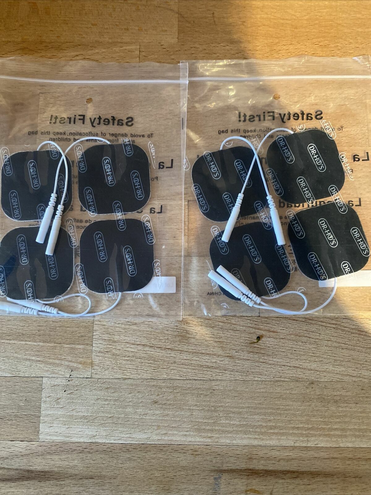 4 Pair DR HO'S Pain Therapy System Replacement Flex Tone Small Electrode Gel Pad