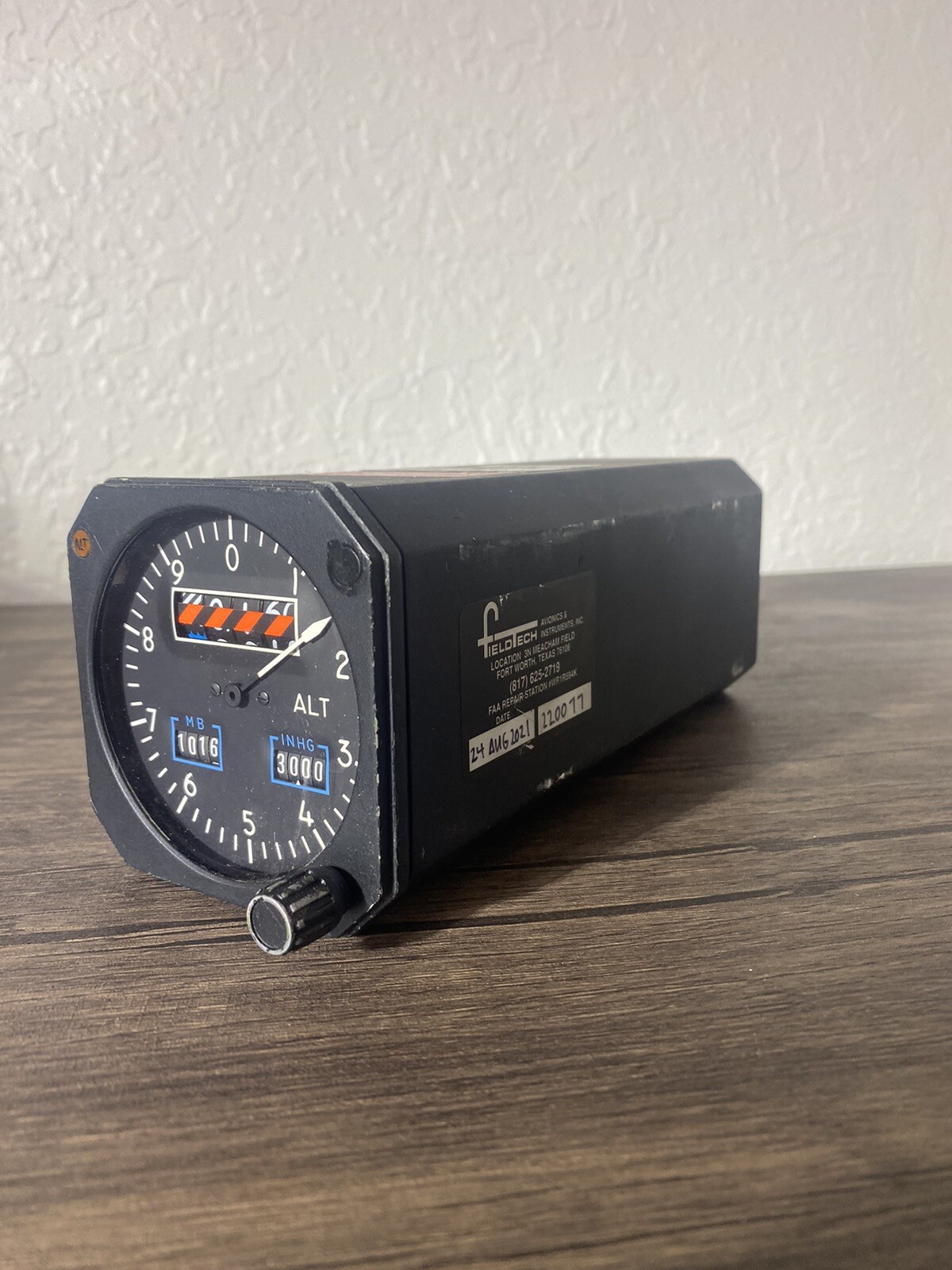 Servoed Encoding Altimeter 5506-S Removed And Working