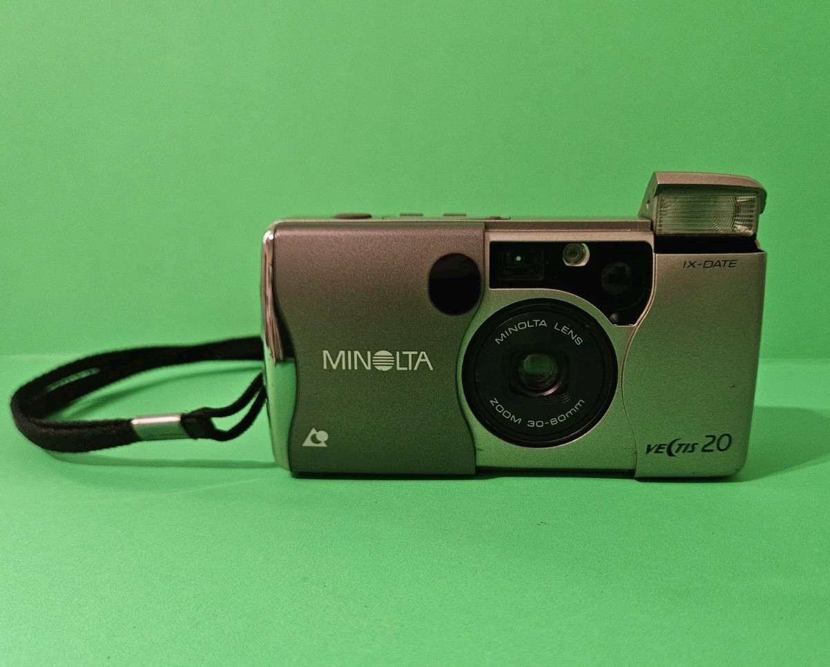 Minolta Vectis 20 Advantix APS Camera Zoom 30-60mm Lens Untested But Clean