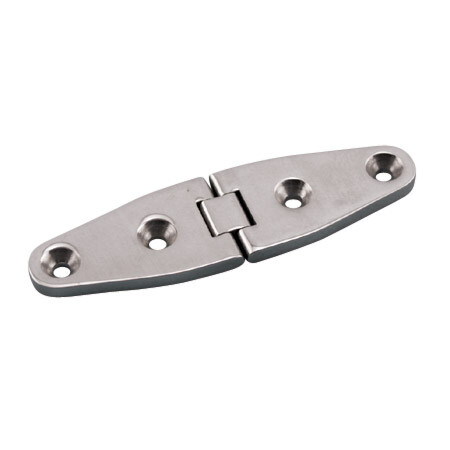STAINLESS HEAVY DUTY WIDE STRAP HINGE 6", 316 SS