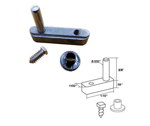 Pivot Block with 3/4" Pin for Framed Swing Shower Door