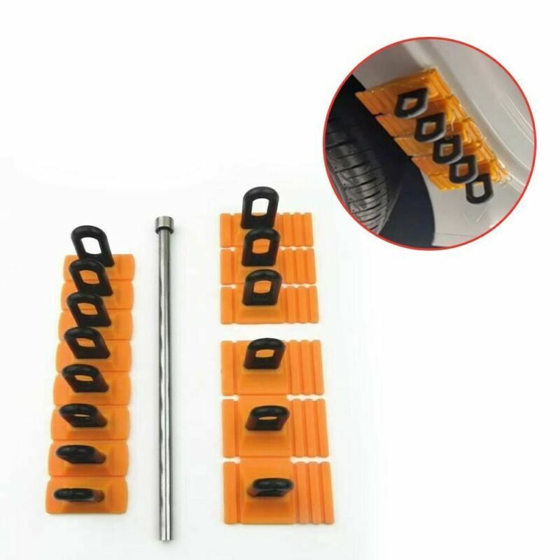 4Pcs Car Body Hail Glue Puller Tabs Pulling Paintless-Dent Repair Removal Tool