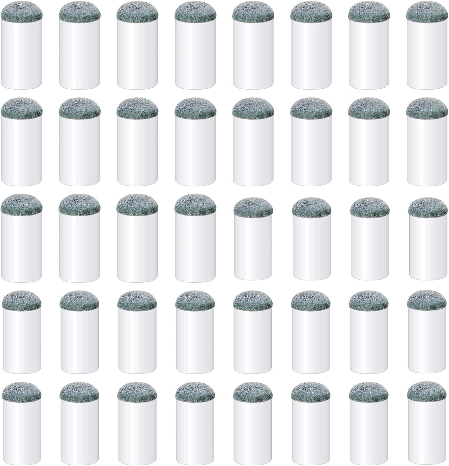 40pcs Slip On Pool Cue Tips, 2 Sizes Billiard Cue Tips Slip-On Cue Tip Pool Cue