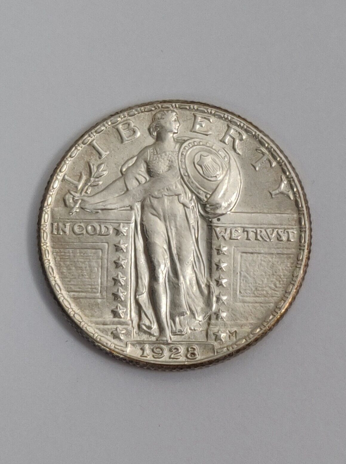 1928 STANDING LIBERTY QUARTER BRILLIANT UNCIRCULATED