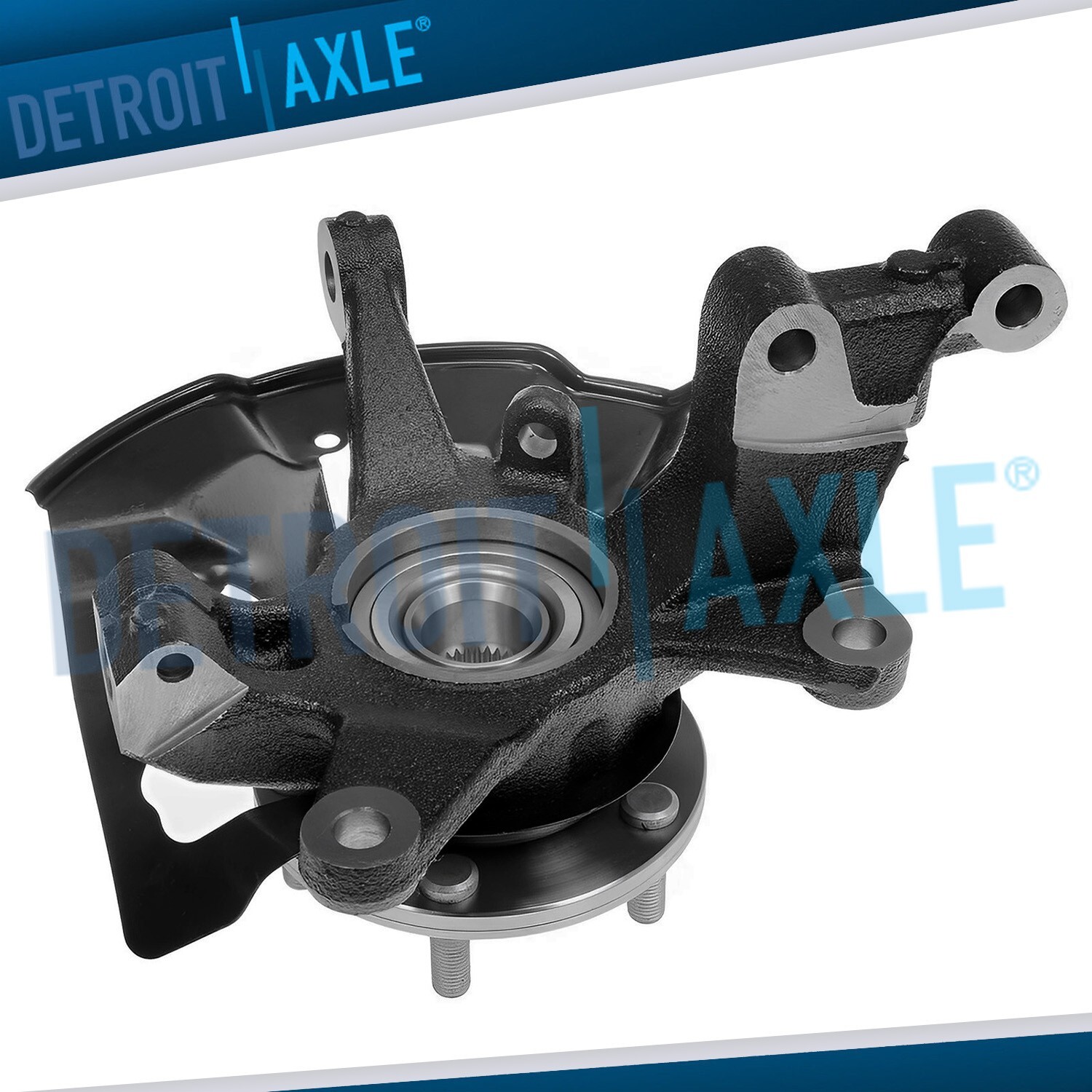 Front Left Steering Knuckle & Wheel Hub Bearing Assembly for 2007-2015 CX-9 CX-7