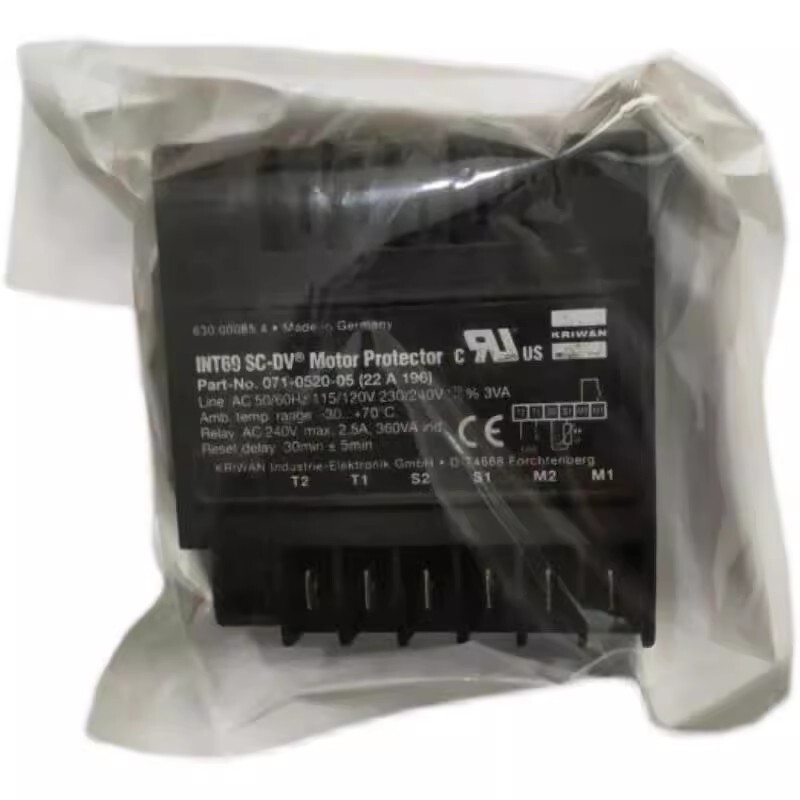 1pcs KRIWAN Protection Module INT69 SC-DV Motor Protector 071-0520-05