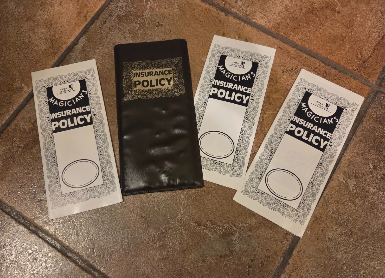 TRIPLE Insurance Policy Vintage Magic Mentalism Tricks