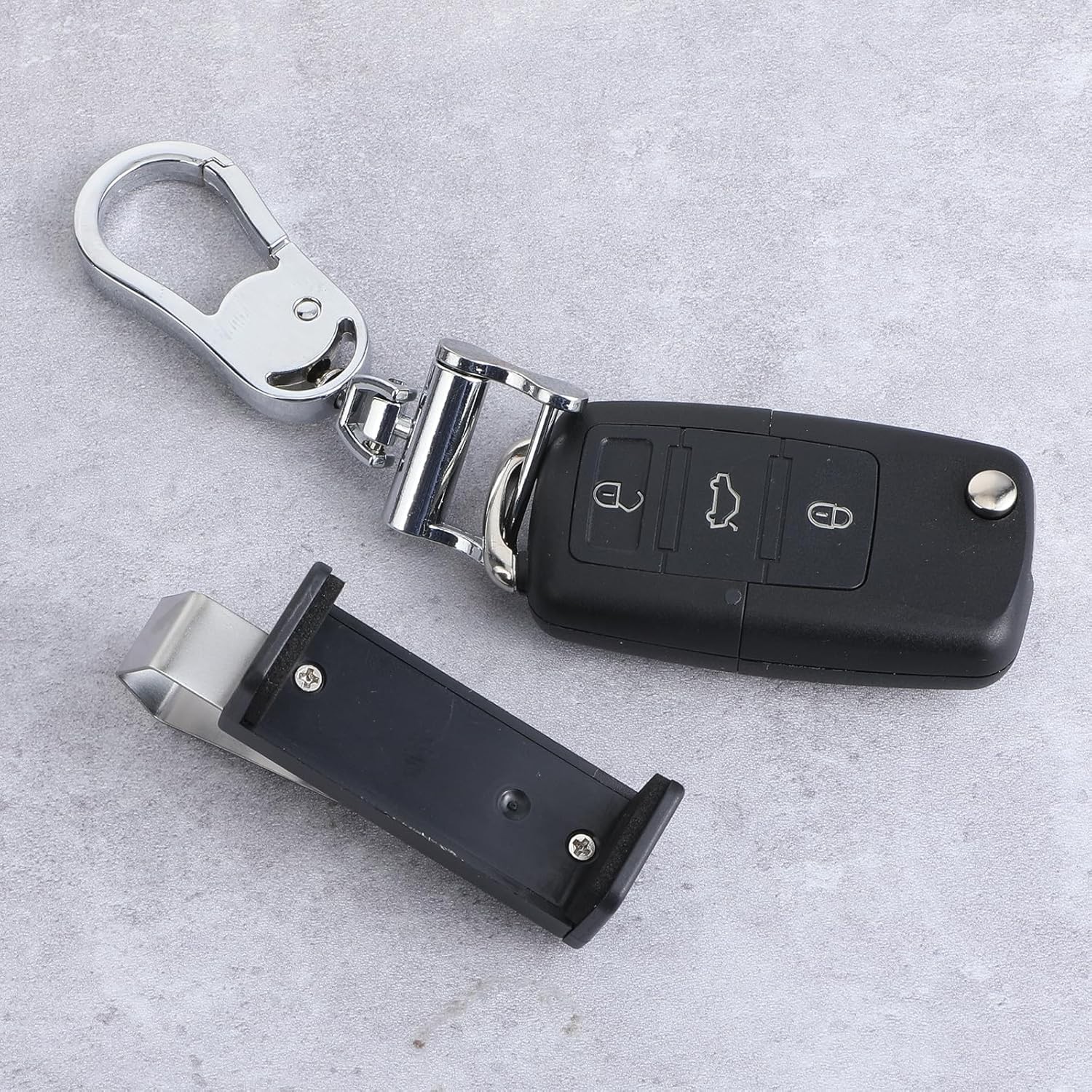 2PCS Adjustable Garage Door Remote Holder Universal Visor Clip for Car