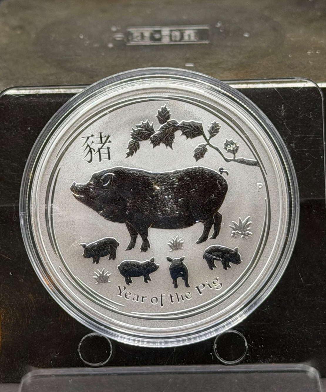 2019 Lunar Year of the Pig Australia 1oz .9999 Silver Lunar Series II Perth Mint