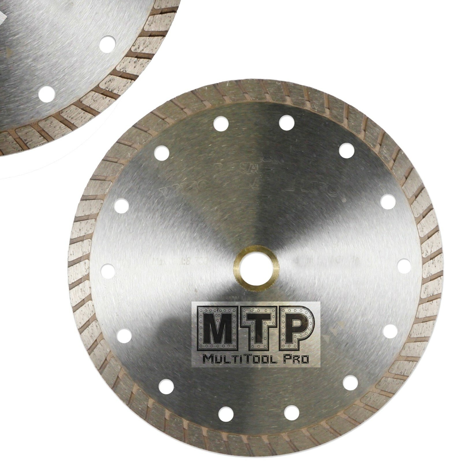 10" Inch Diamond Turbo Premium Saw Blade Granite  Concrete Tile Stone, 5/8"-7/8"