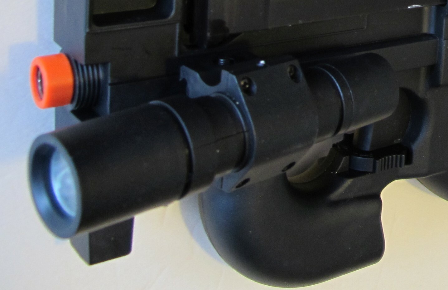 Airsoft Tactical Flashlight for Mounting on 20 mm Weaver Rail