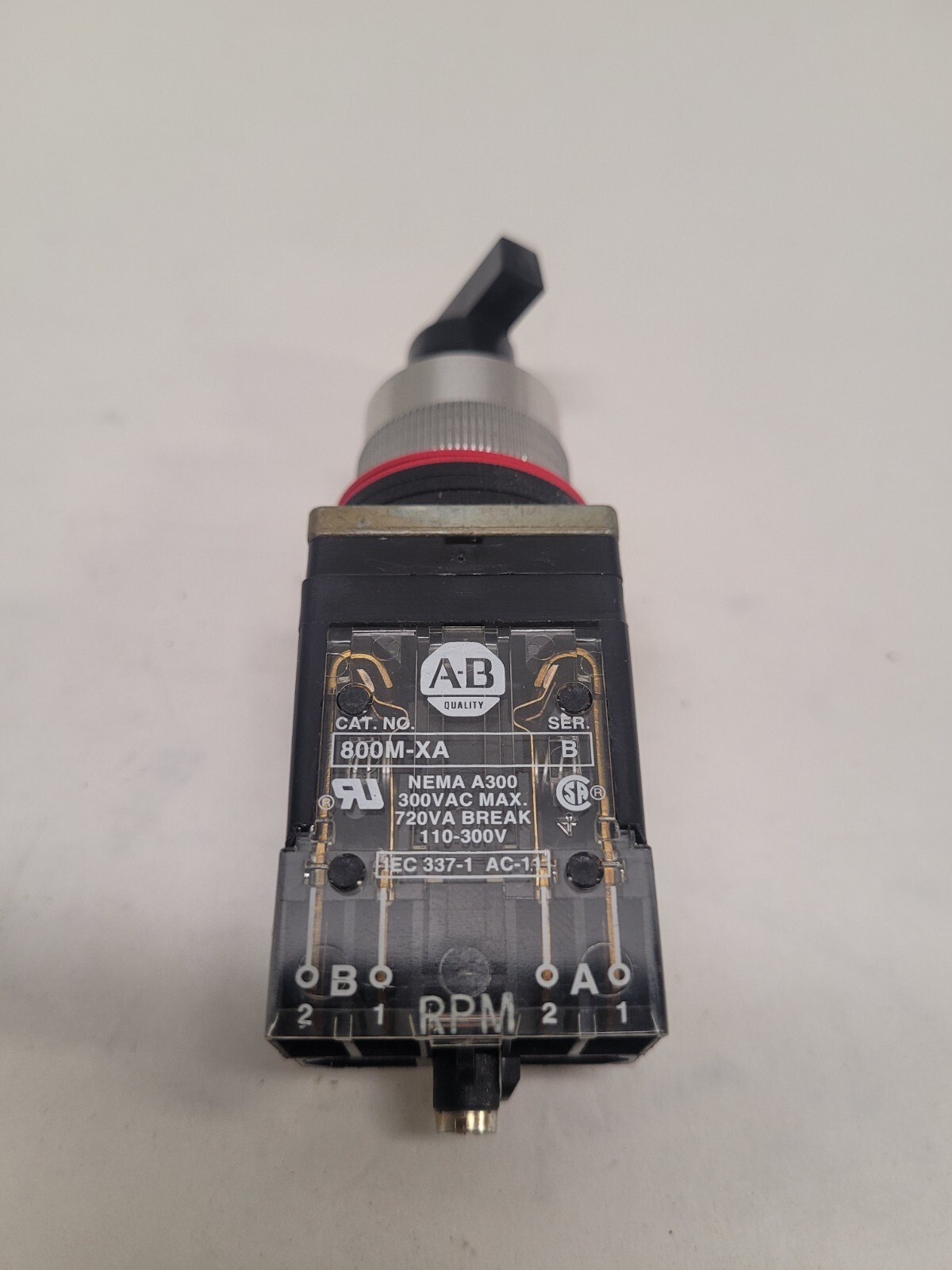 Allen Bradley 800MR-JH2BLA Selector Switch