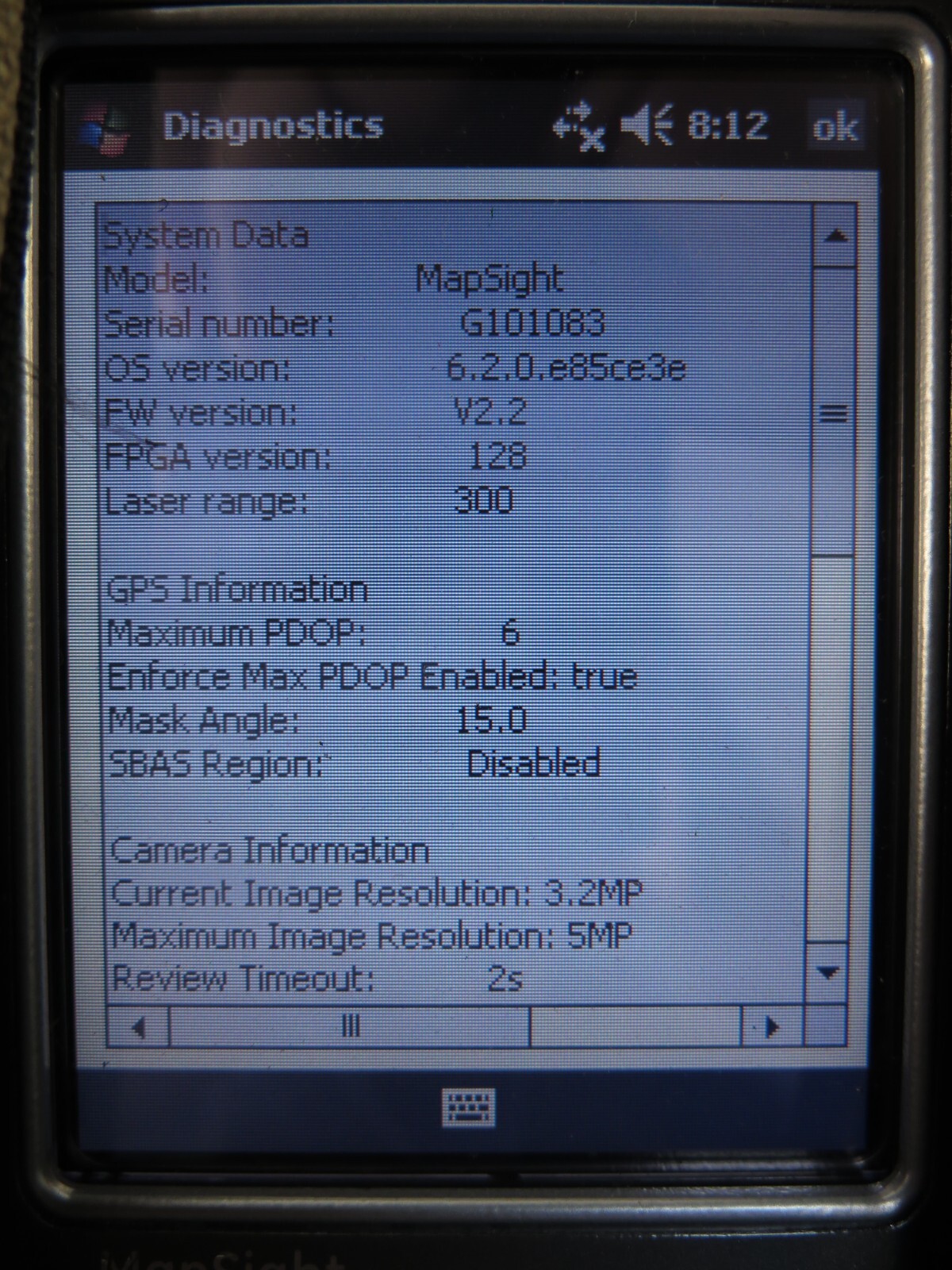 GE IKE 3 Mapsight Handheld Utility Data Collection Device Kit, Ike1000 Series
