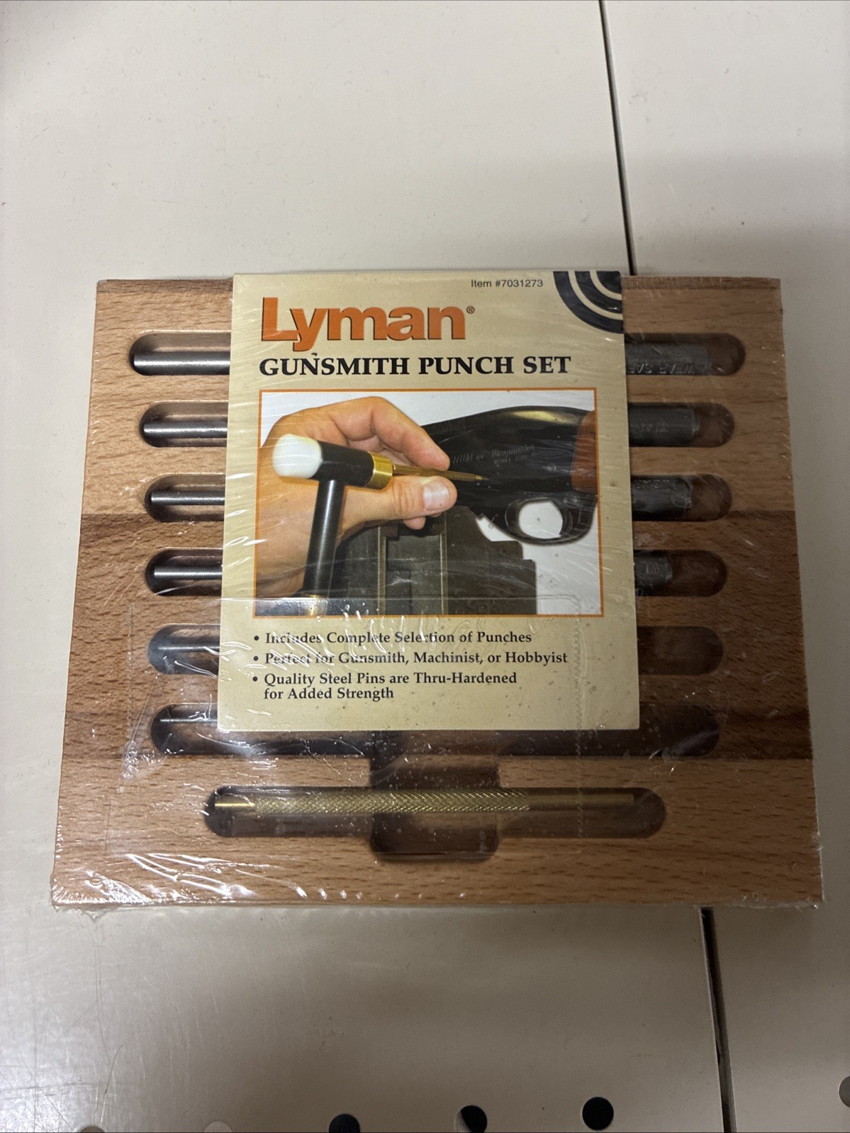 Lyman Gunsmith Punch Set Steel Punches Hardened Steel Punch Tips - 7031273