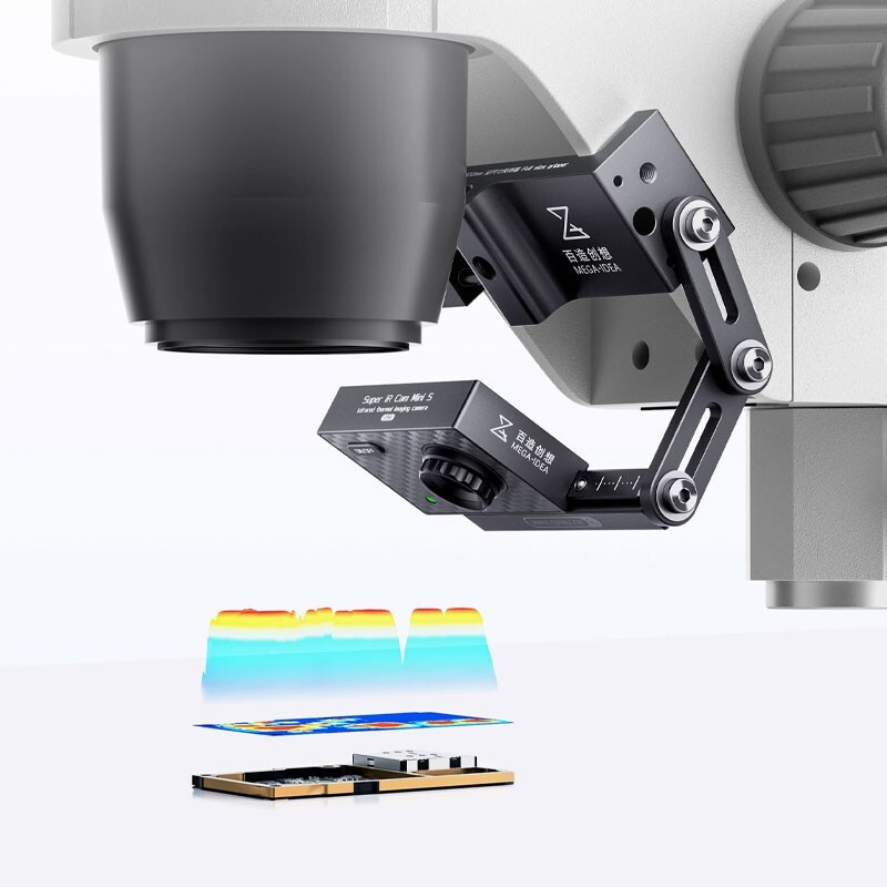 MEGA-IDEA Super IR Cam Mini S Infrared Thermal Imaging Camera for Microscope