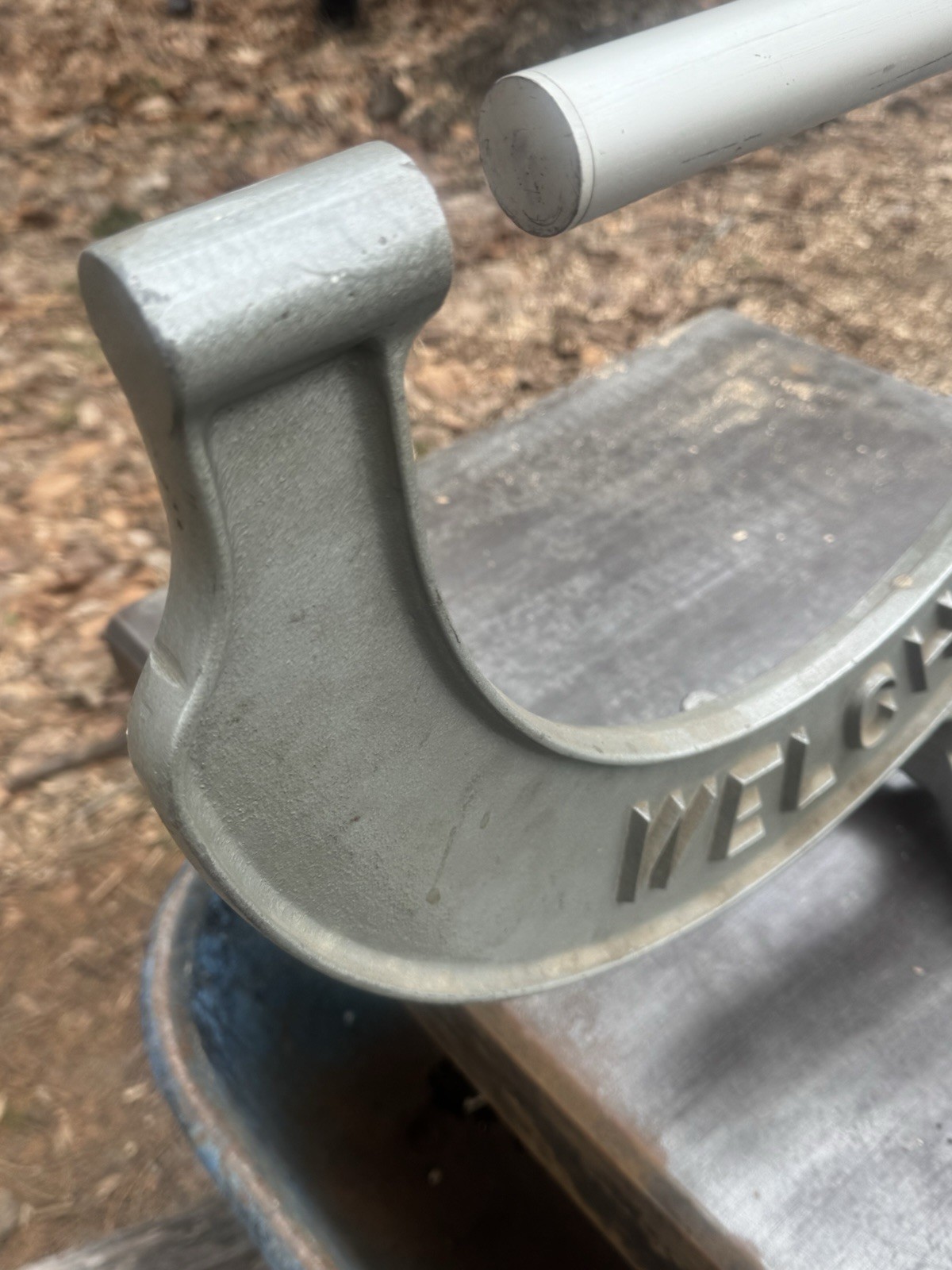 c. 1960s Welch Demonstration Micrometer. 33” Long, 17” Tall. 9” Deep.
