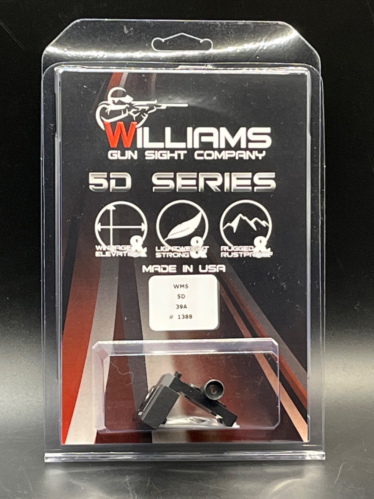 Williams 5D Receiver Sight, Marlin 39A, DISCONTINUED