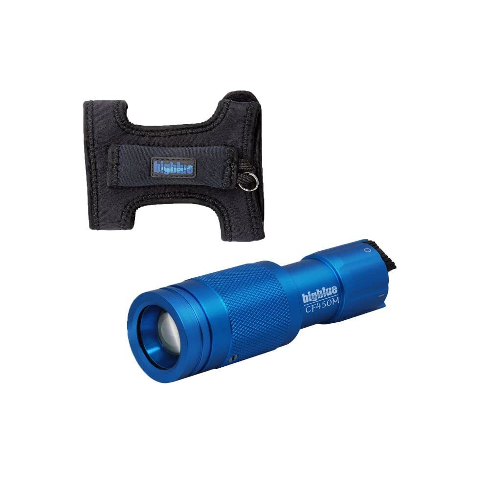 BigBlue CF450 Mini, 450 Lumens Light with Batteries & Glove