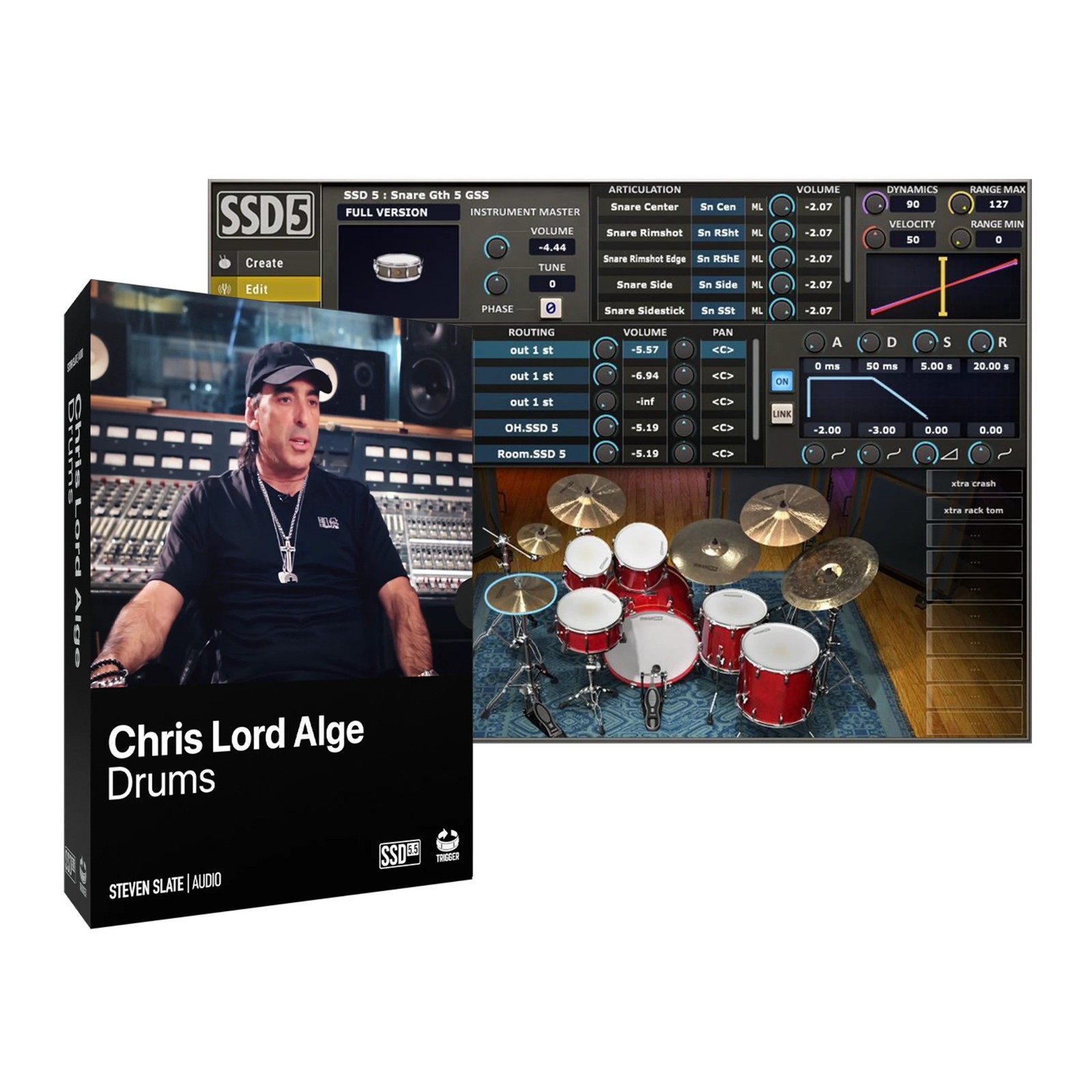 Steven Slate Drums Trigger 2 Chris Lord-Alge (CLA) Expansion