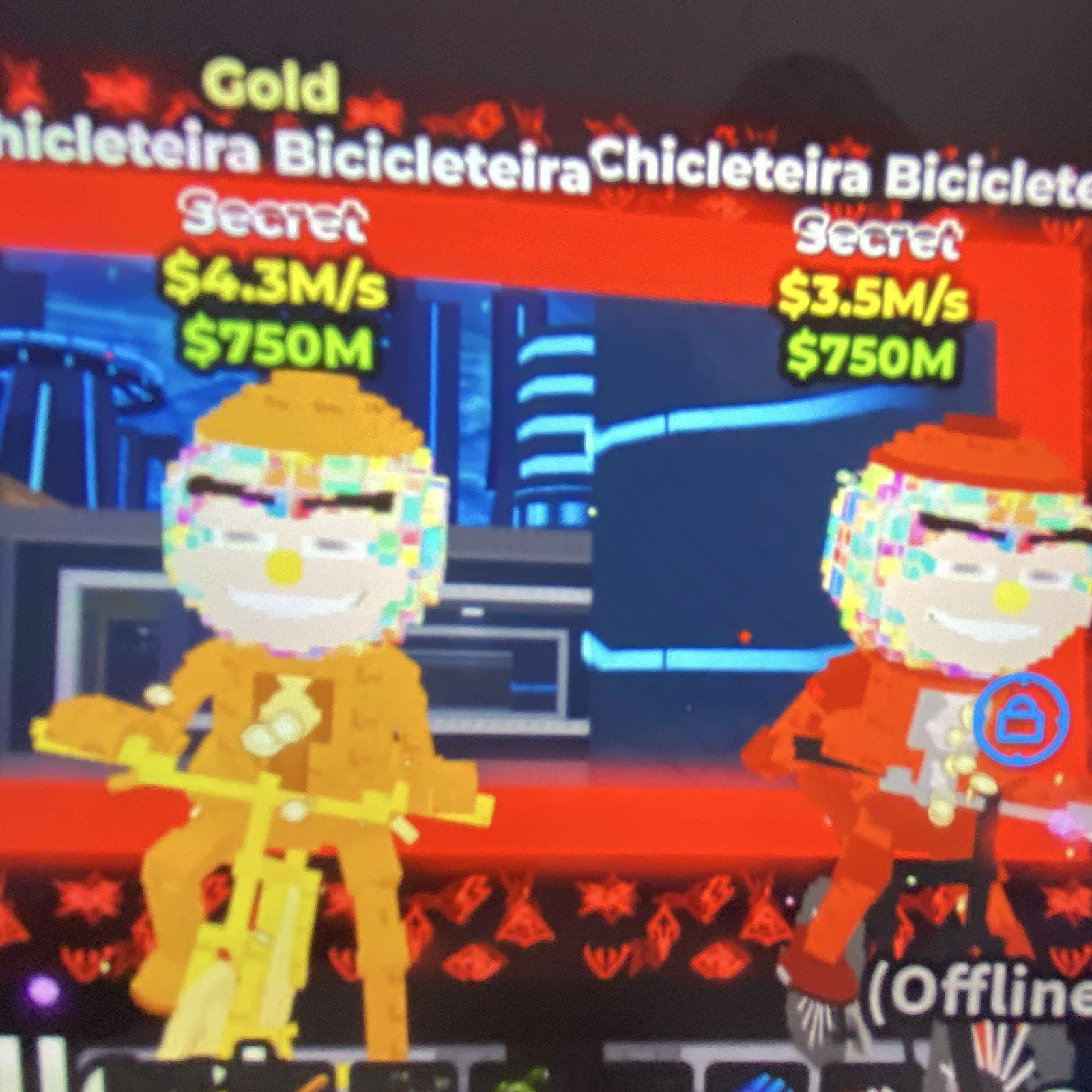Idle Breaker Gold Secret Game Item Asset Chicleteira Chicleteira Bicicleteira