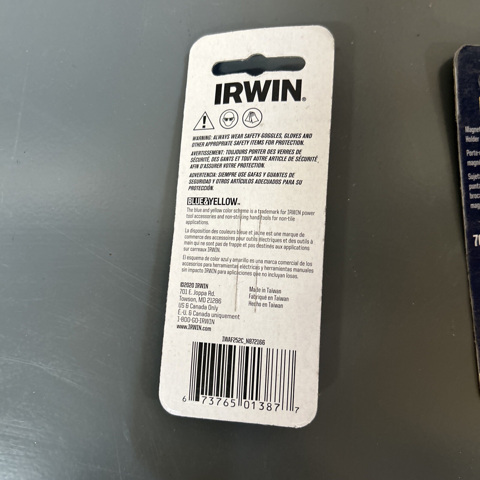 Irwin 1/4" Magnetic Bit Holder - IWAF252C 2-pack