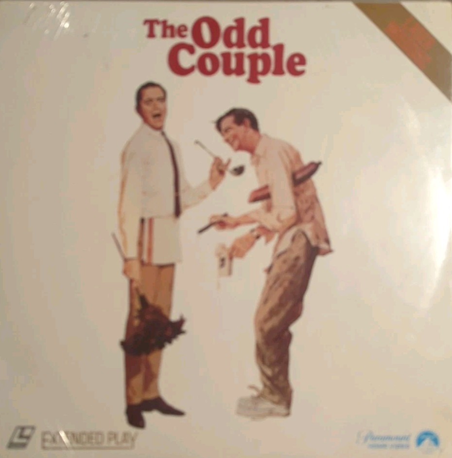 THE ODD COUPLE LASERDISC LD Extended Play JACK LEMMON, WALTER MATHAU Film SEALED
