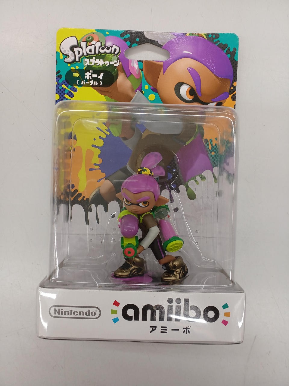 Splatoon Model Amiibo Boy Purple NINTENDO