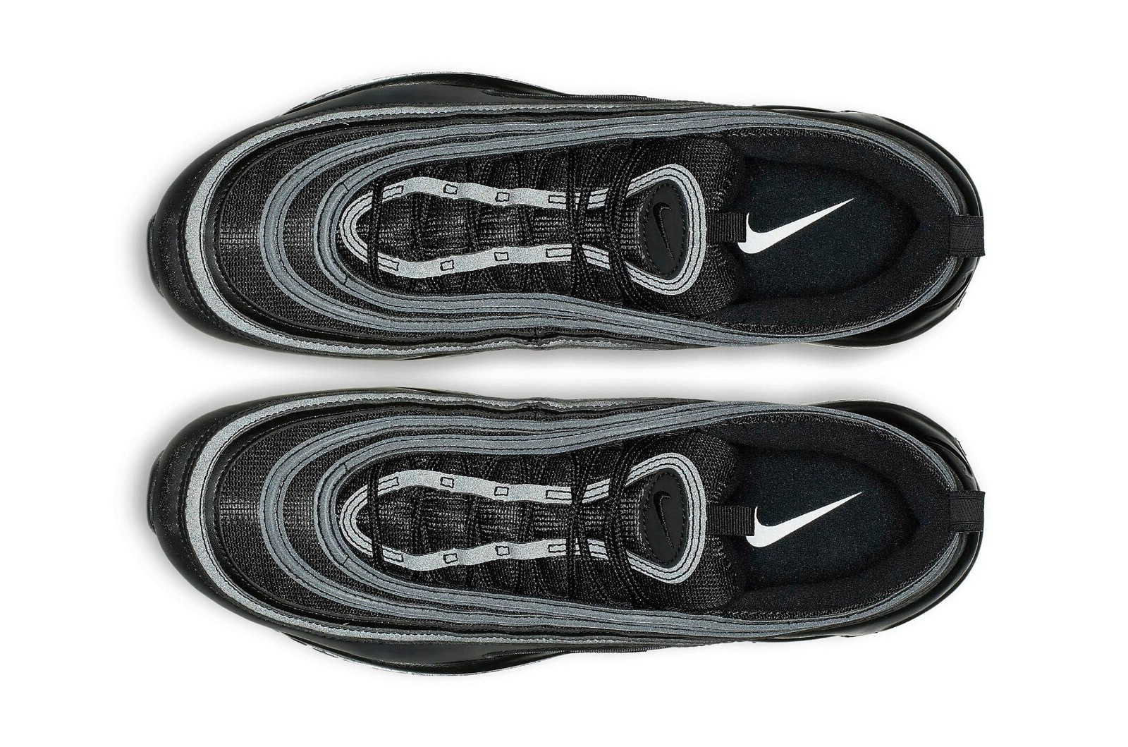 Nike Air Max Reflective 97 Triple Black Sneakers Trainers Men Gym Sports Shoes