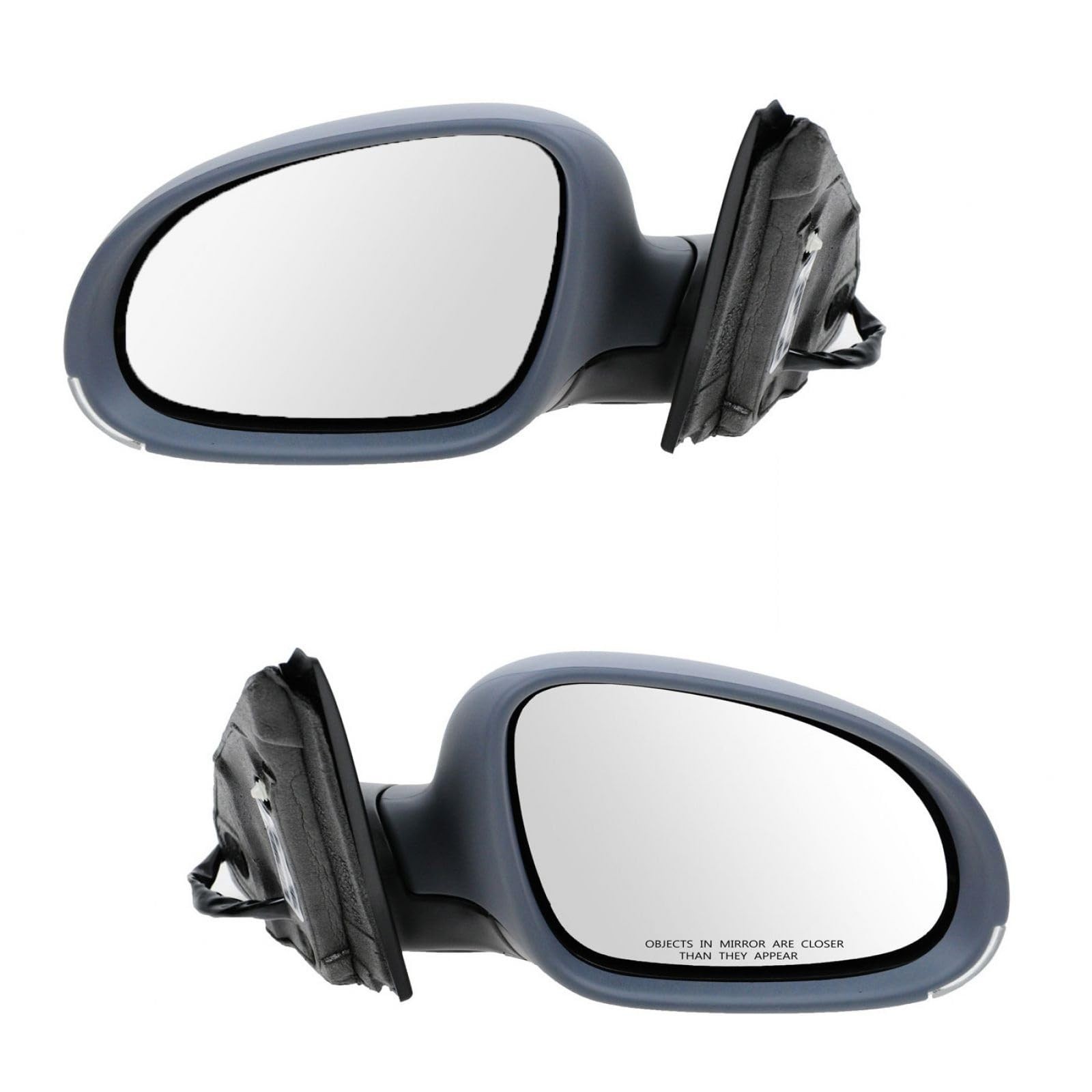 TRQ 2 Piece Driver and Passenger Side Mirror Assembly Set Electric Adjustment...