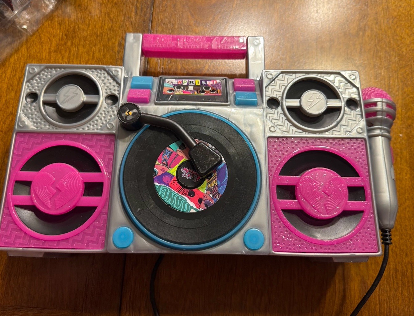 LOL Surprise OMG Remix Karaoke Machine Sing Along Boombox Tested Works