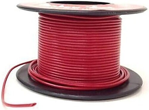 Model-Power Hook-Up Wire 1 Conductor Red 35' - Model Railroad Hook-Up Wire