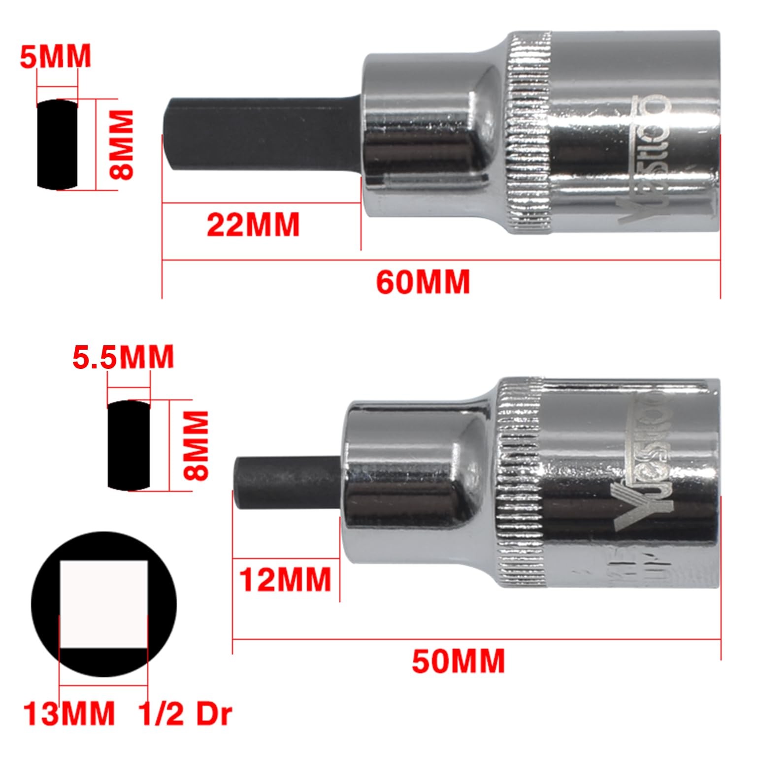 Yuesstloo 2Pcs Suspension Strut Spreader Socket Tool