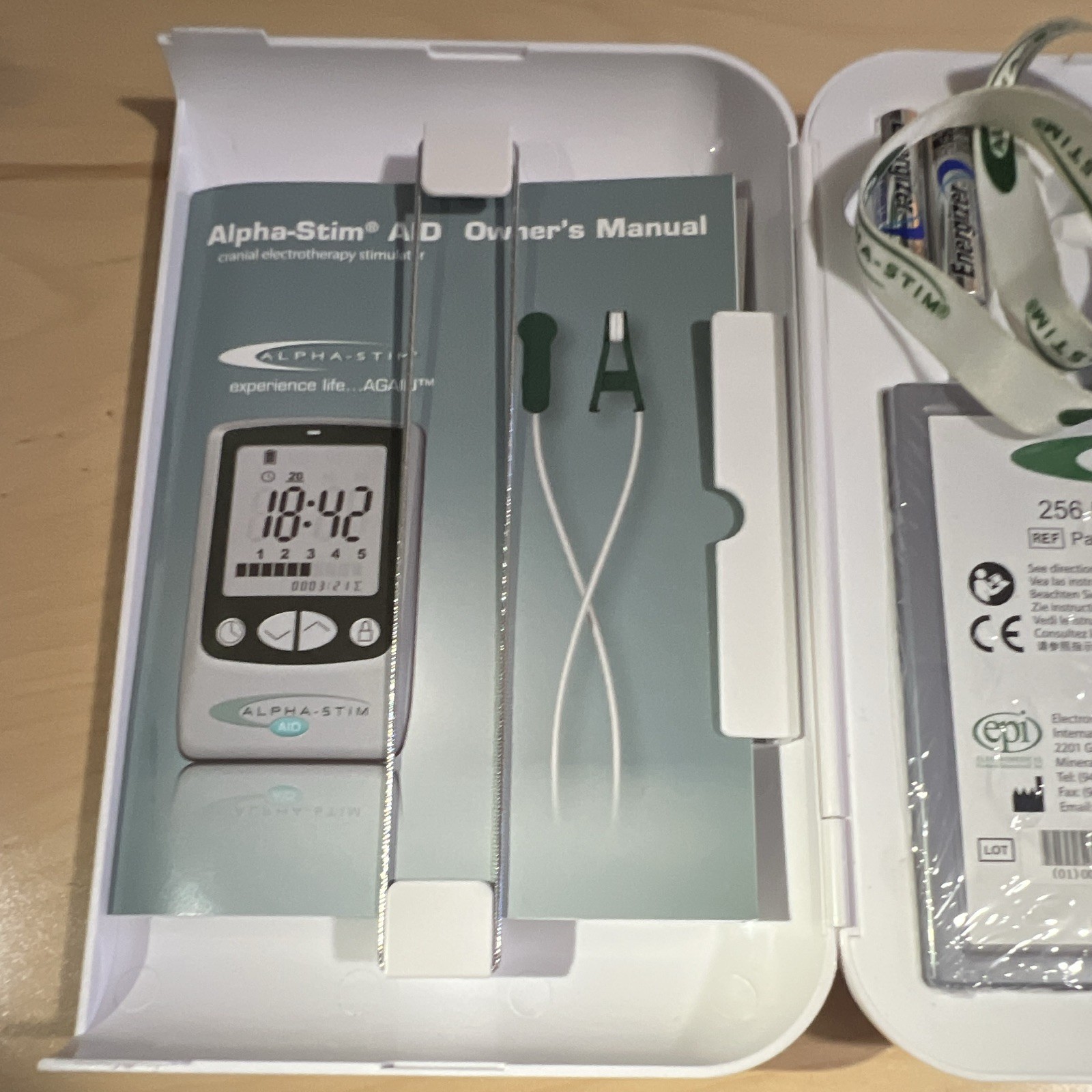 Alpha-Stim AID Device Kit Tested & Working