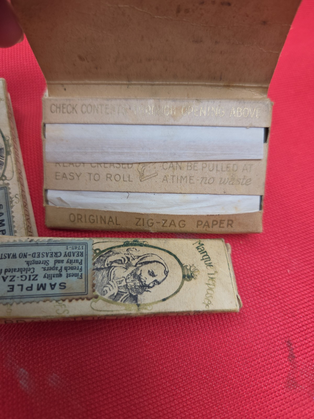 Vintage Original Zig Zag Cigarette Rolling Papers Unused NOS