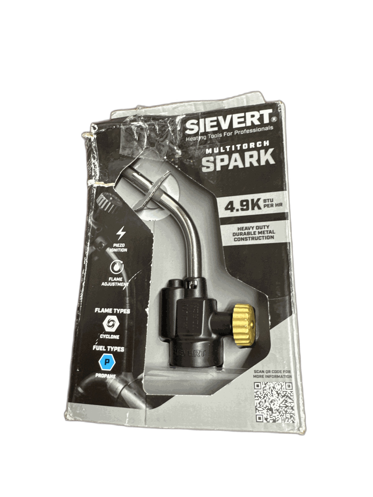 SIEVERT MultiTorch MAPP Spark Burner Tip (Fuel Not Included)
