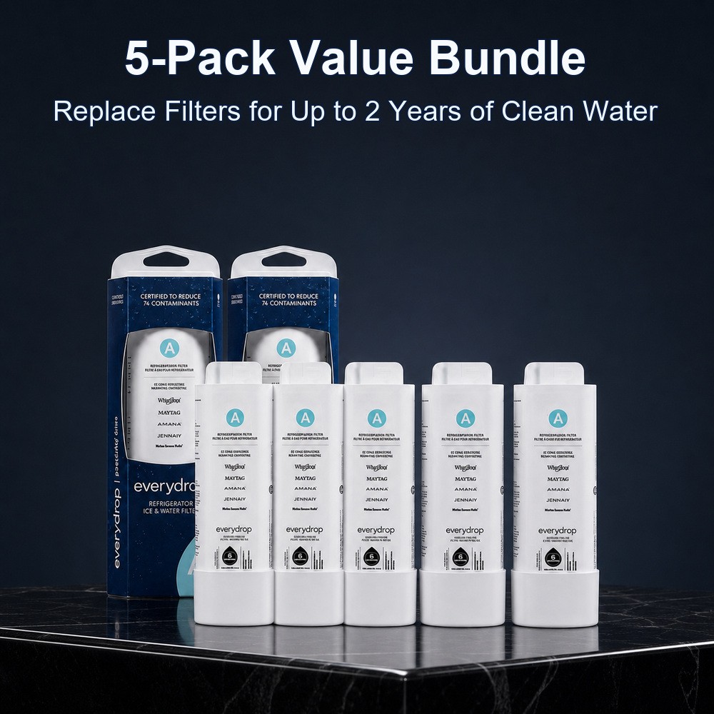 New #5 Pack  EDRARXD1   Ice&Water Refrigerator Filter A   US free ship