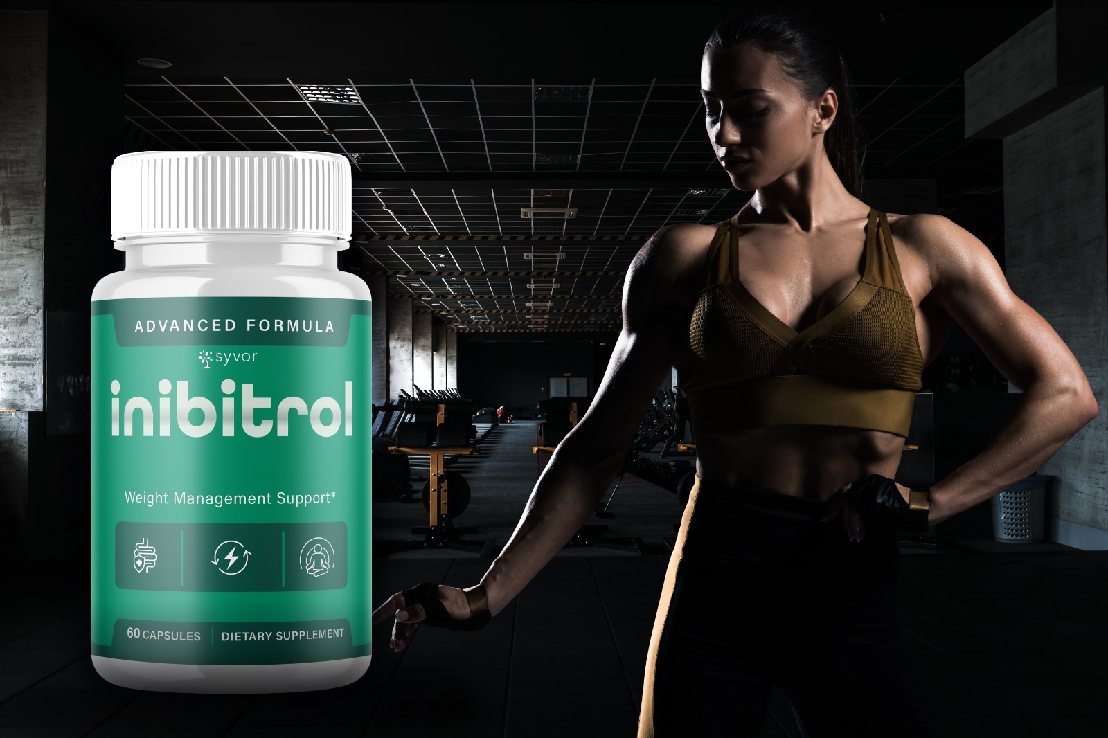 (2 Pack) Inibitro Natural Energy & Fitness Support Vitamin Inibitrol 120 Capsule