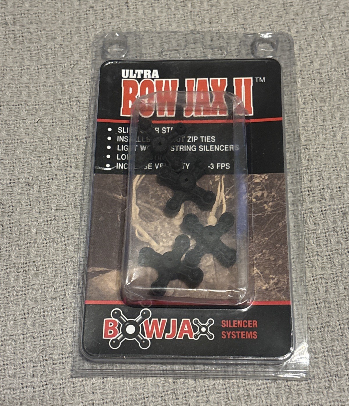 New BowJax Ultra BowJax II String Silencers Pack Of 4 Bow Jax