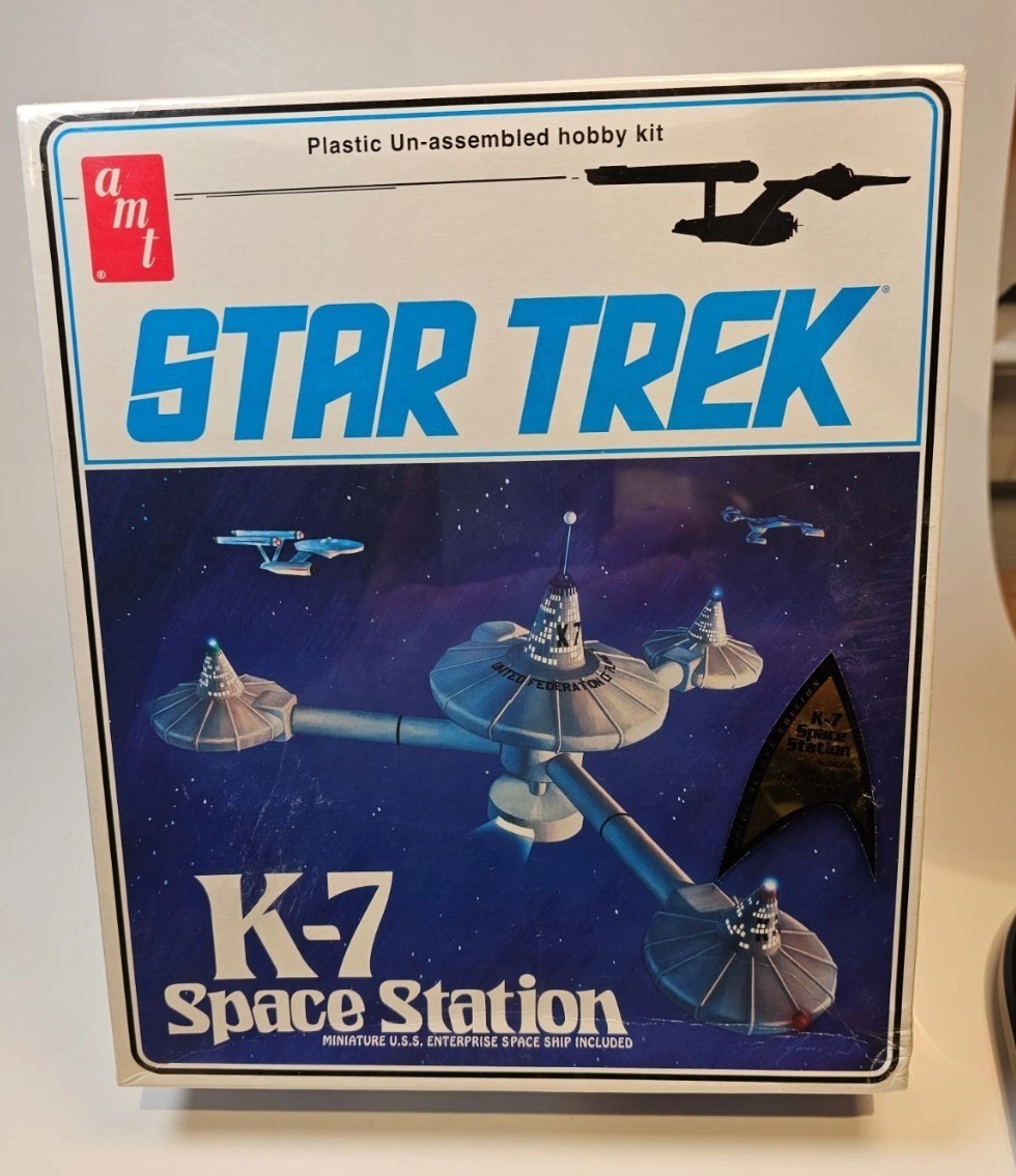 AMT Star Trek K-7 Space Station Model Kit AMT644 ~ New in Factory Sealed Box