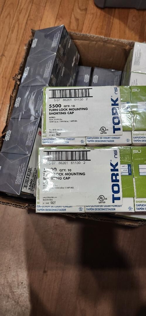 Tork 5500 Turn-Lock Mounting Shorting Cap **2 pcs**