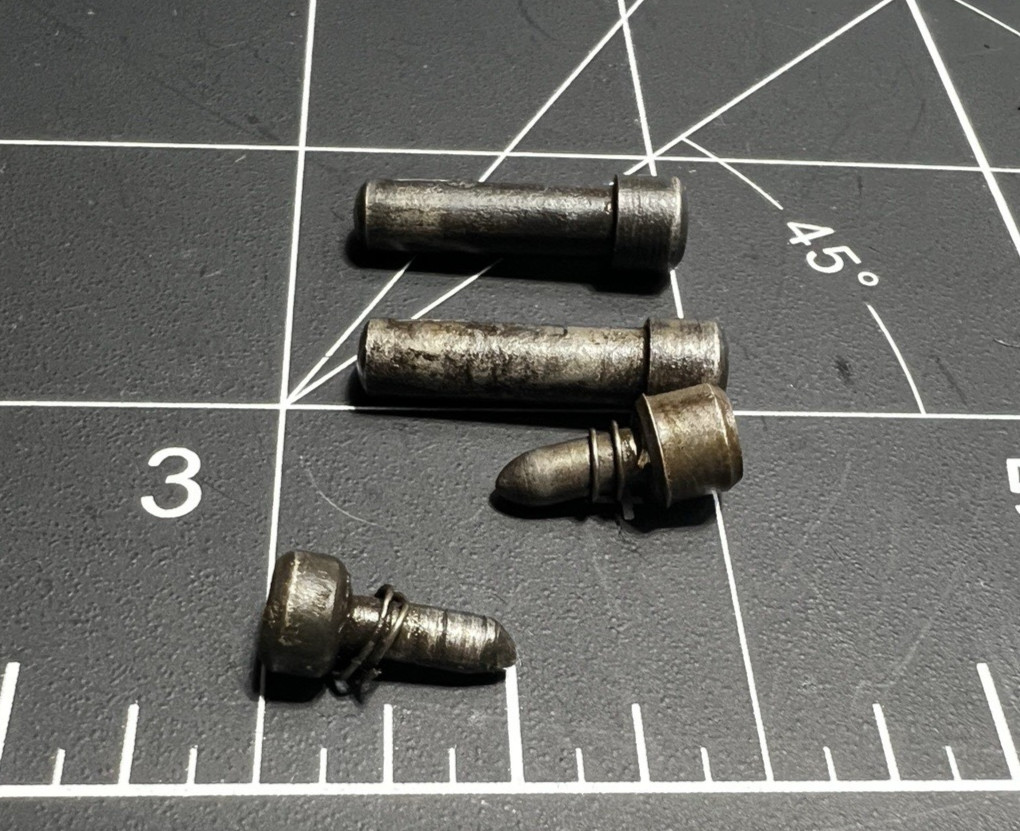 Vintage CRESCENT American Gun Co 12GA  Double SXS Shotgun Firing Pins lot