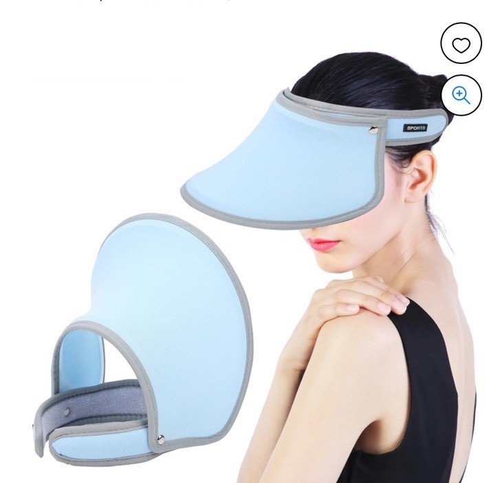 Elastic Knitted Fabric Breathable Golfer Sun Hat 360° Adjustable UV Protection